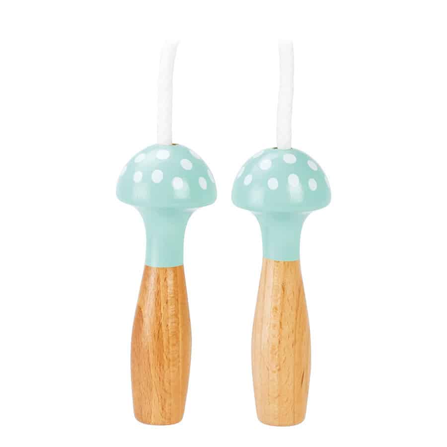 Corde à sauter mint bicolore à pois - Vilac