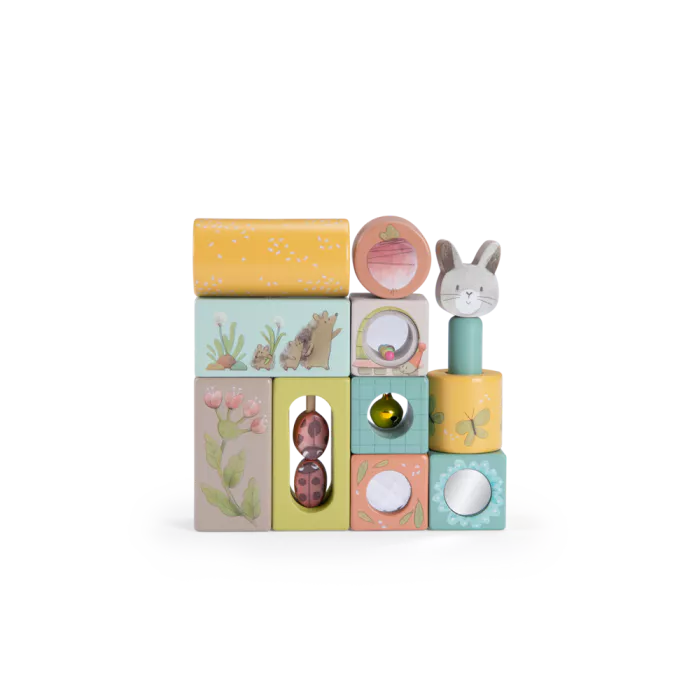 Cubes d'activités Trois petits lapins - Moulin Roty