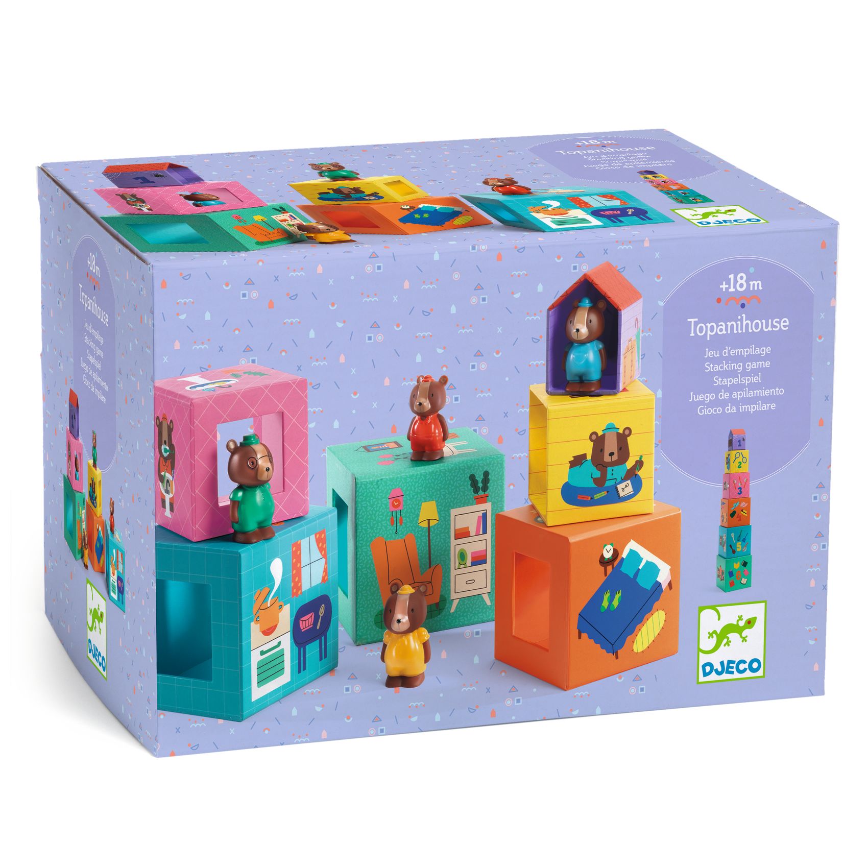Cubes et figurines TopaniHouse - Djeco