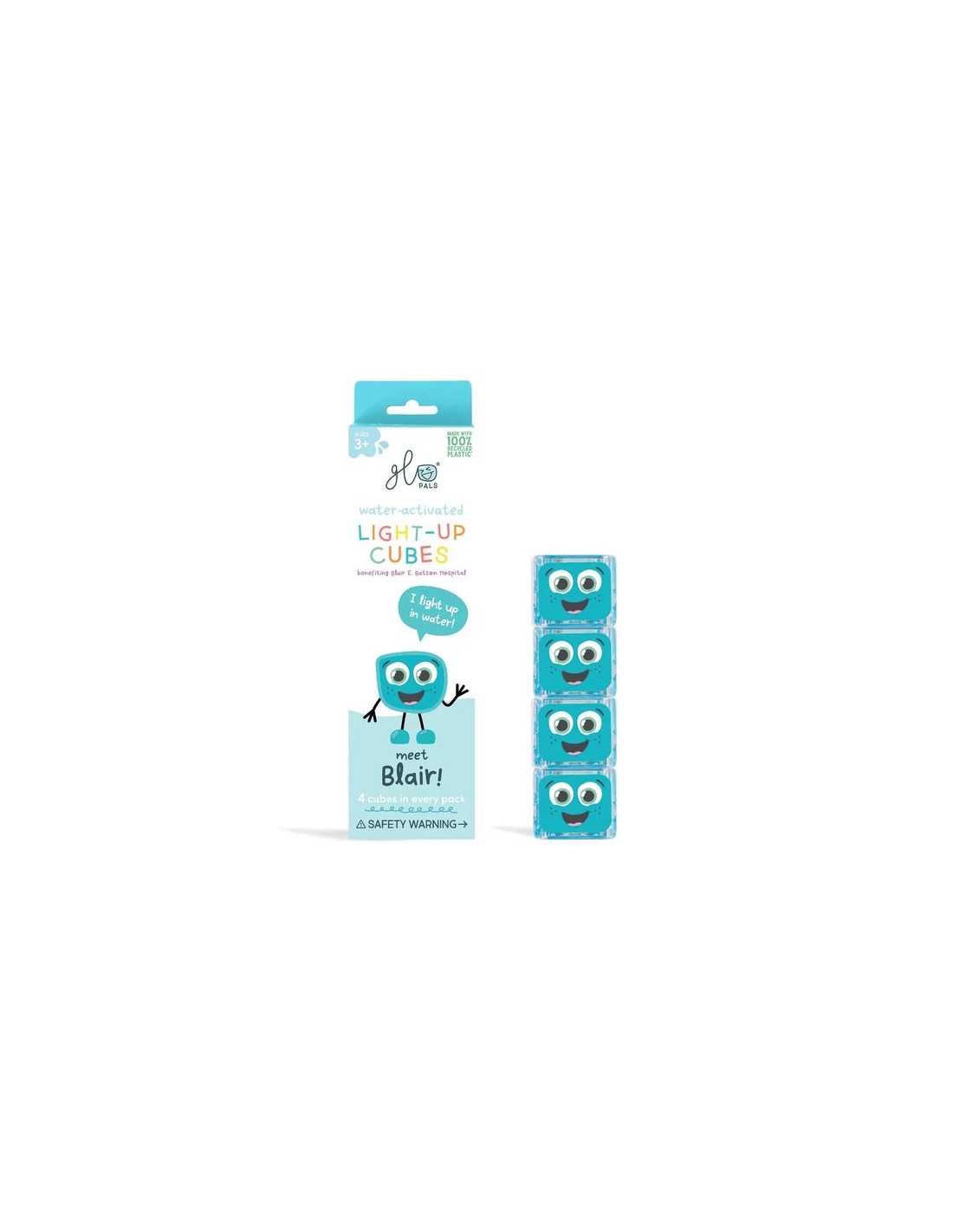 Cubes lumineux Blair Bleu - Glo Pals