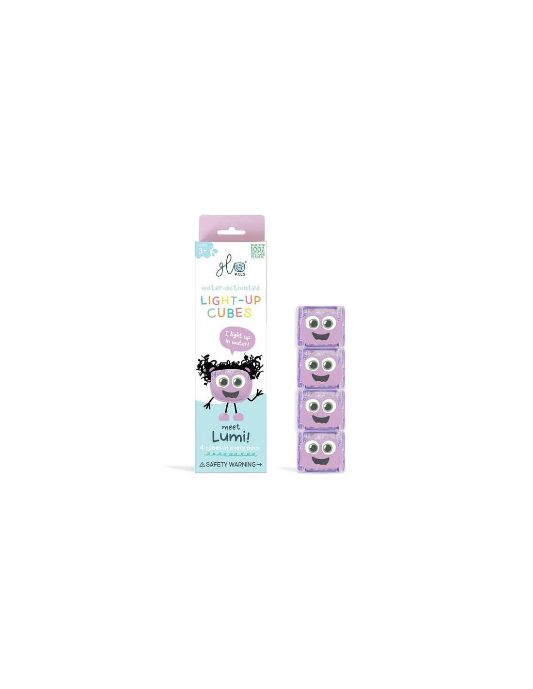 Cubes lumineux Lila Violet - Glo Pals