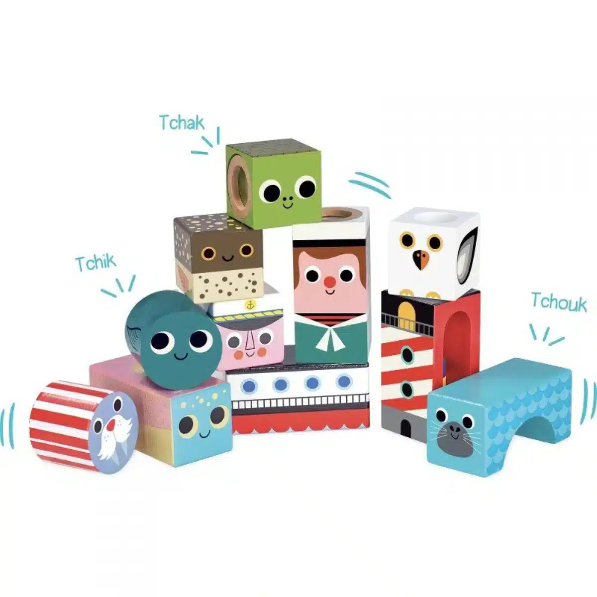 Cubes sonores de la mer Angela P. Arrhenius - Vilac