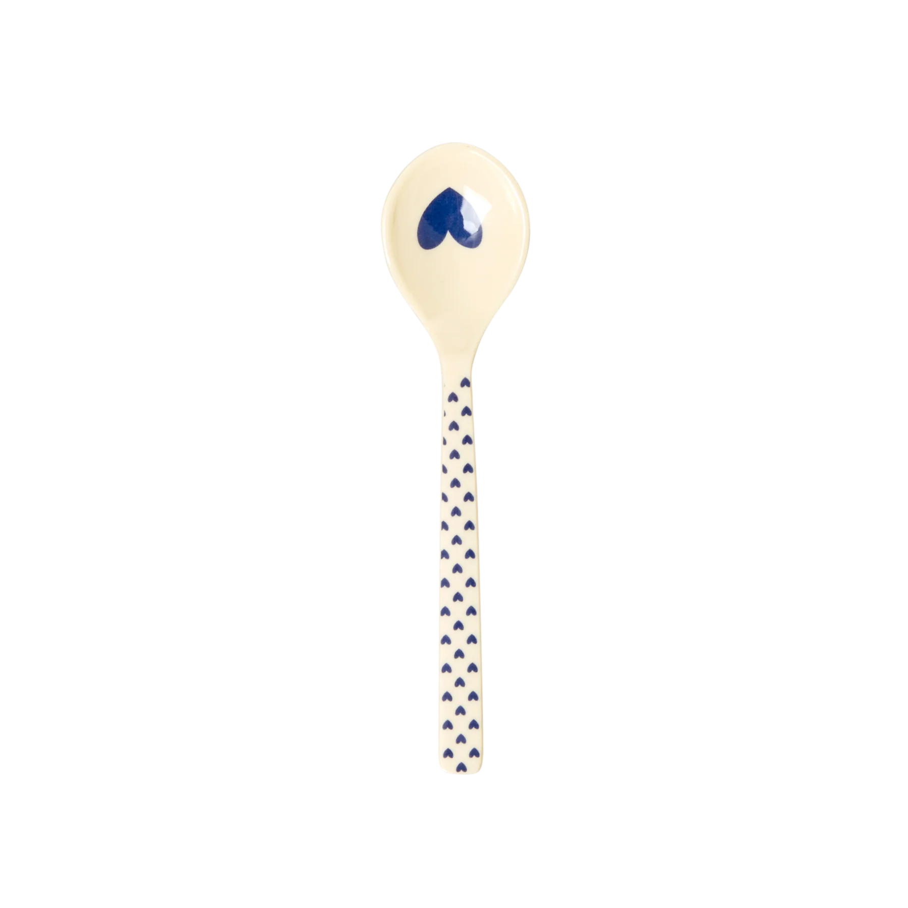 Cuillère à café Mélanine Cœur bleu marine - Rice