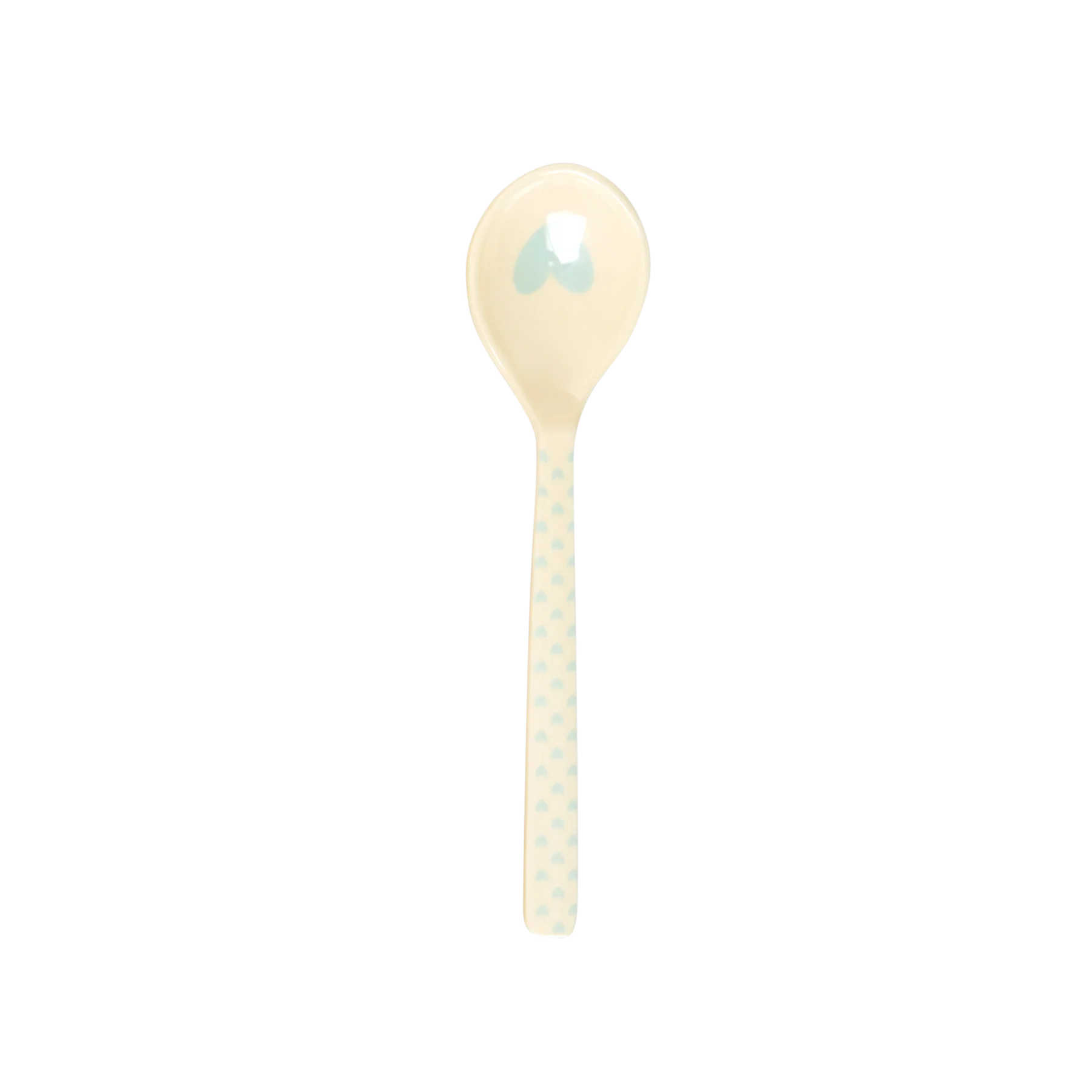 Cuillère à café Mélanine Cœur bleu - Rice