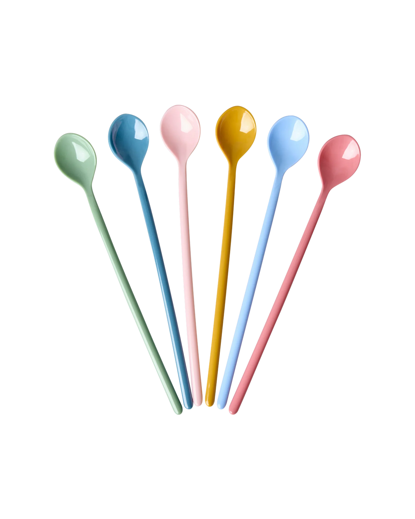 Cuillère à latte Multicolore Ensemble de 6 - Rice