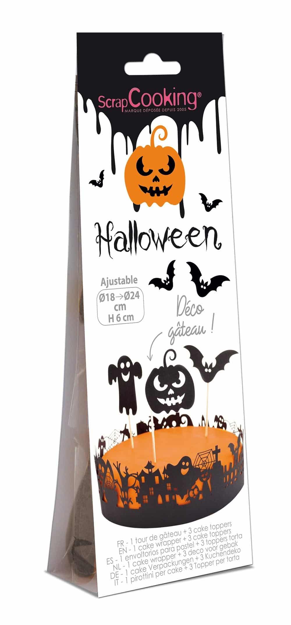 Décoration gâteau Halloween - Scrapcooking