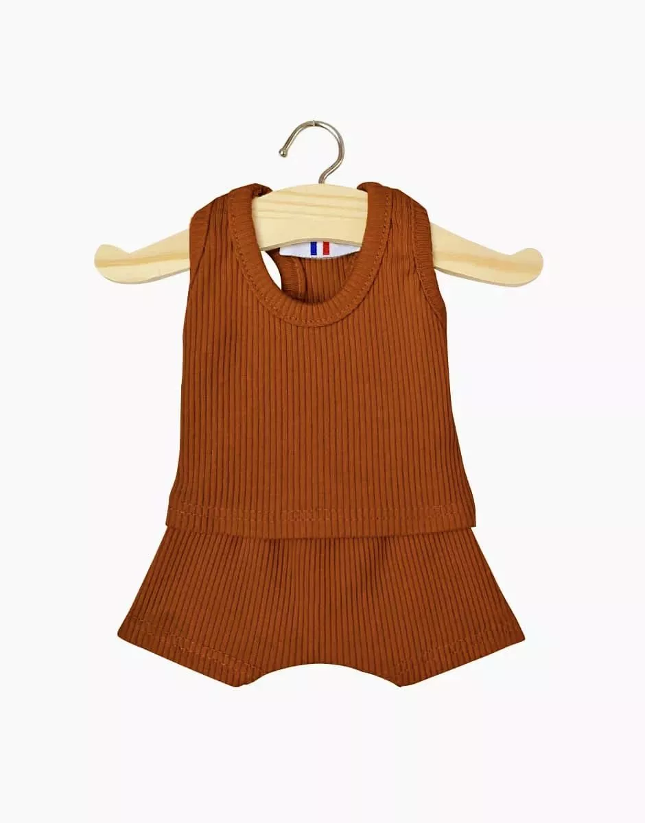 Dessous garçon Marcel cognac pour poupées Gordis- Minikane