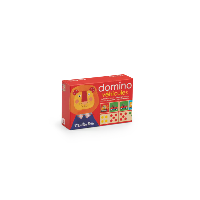 Domino véhicules en bois Les Popipop - Moulin Roty