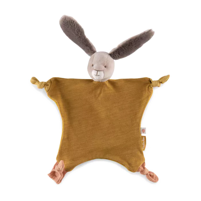 Doudou lapin ocre Trois petits lapins - Moulin Roty