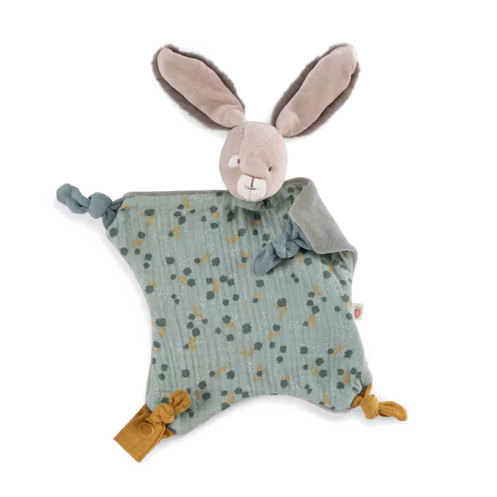 Doudou Lapin sauge Les trois petits lapins - Moulin Roty