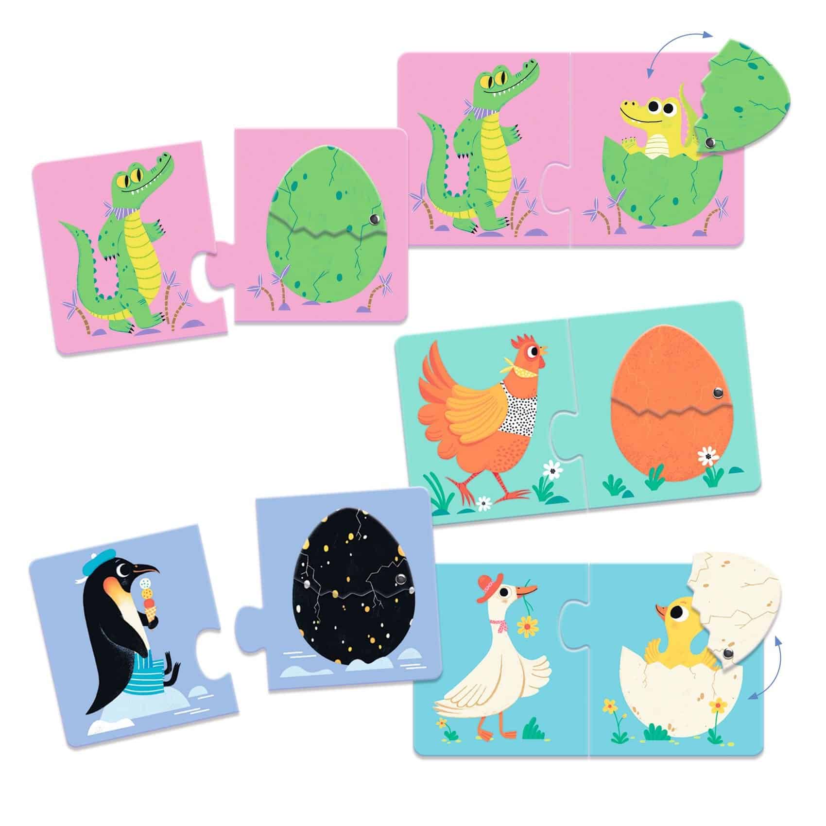 Duo Articulo Les Oeufs Rigolos - Djeco