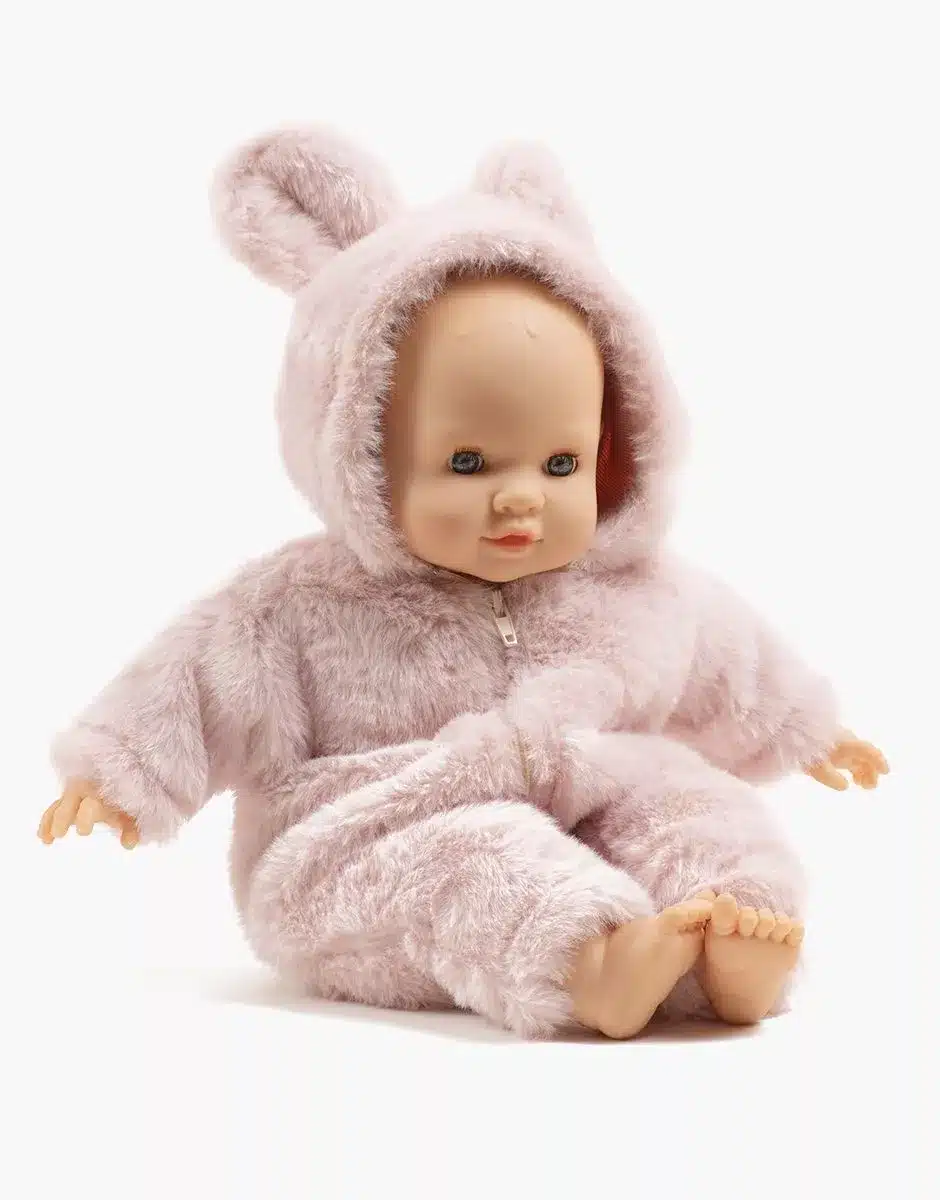 Émilie Poupée 36cm et sa combinaison Winnie rose - Minikane