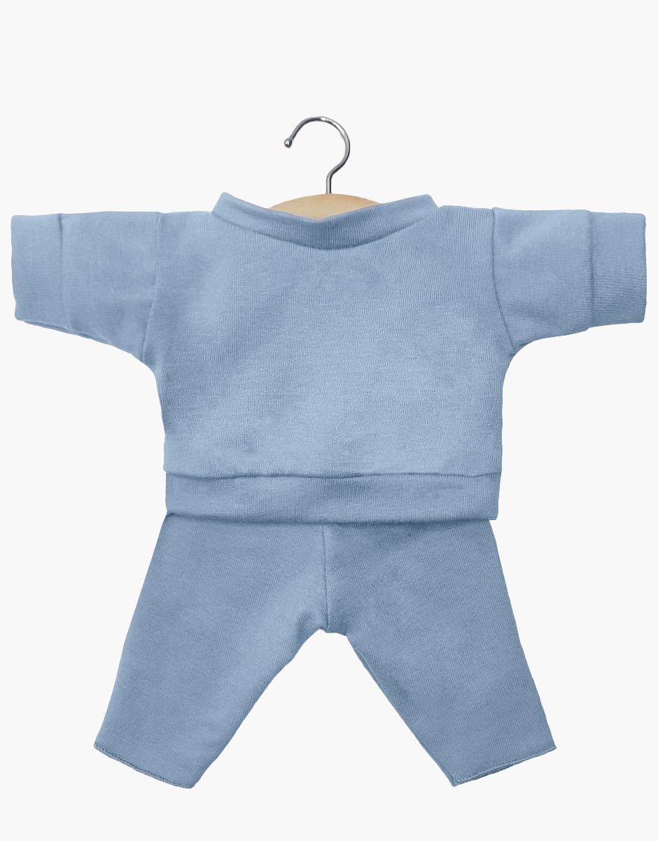 Ensemble Liam en jersey bleu artic pour poupées Babies - Minikane