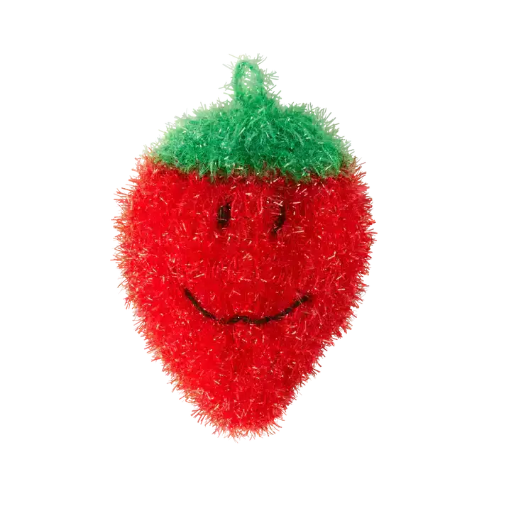 Eponge acrylique Rouge Fraise - Rice