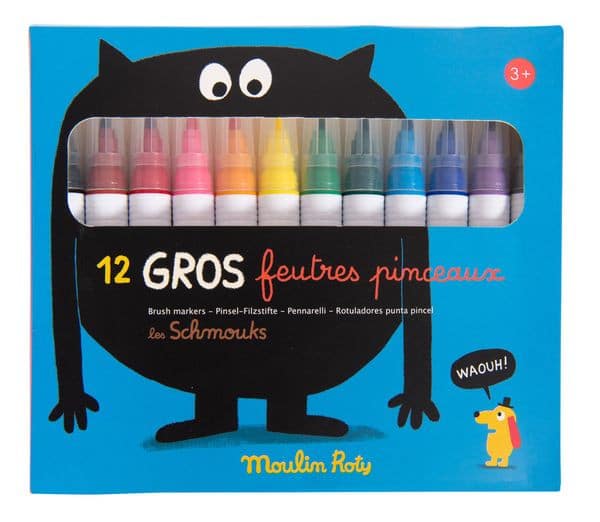 Feutres pinceaux Schmouks - Moulin Roty