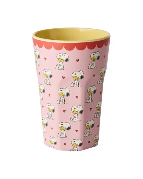 Gobelet haut Snoopy Rose - Rice