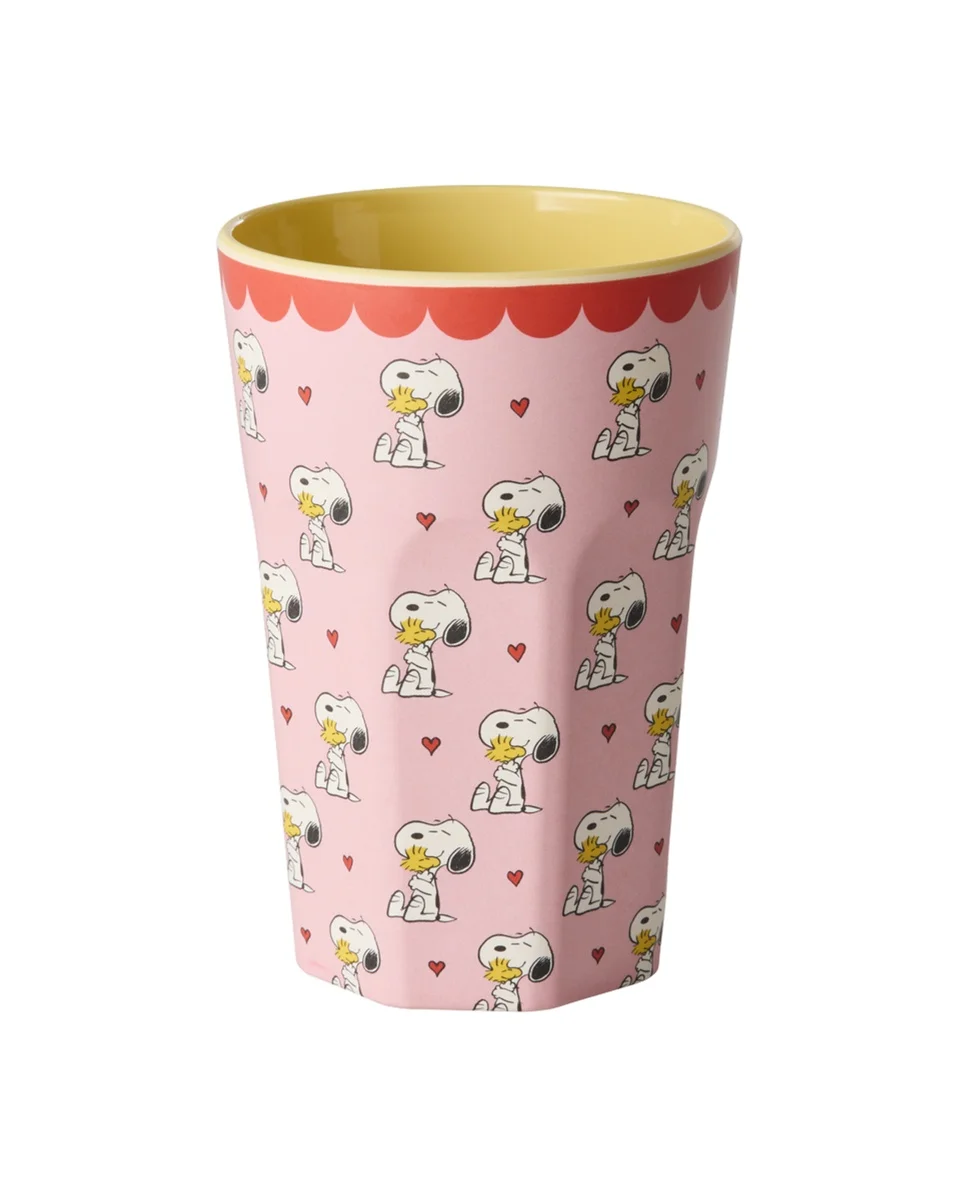 Gobelet haut Snoopy Rose - Rice