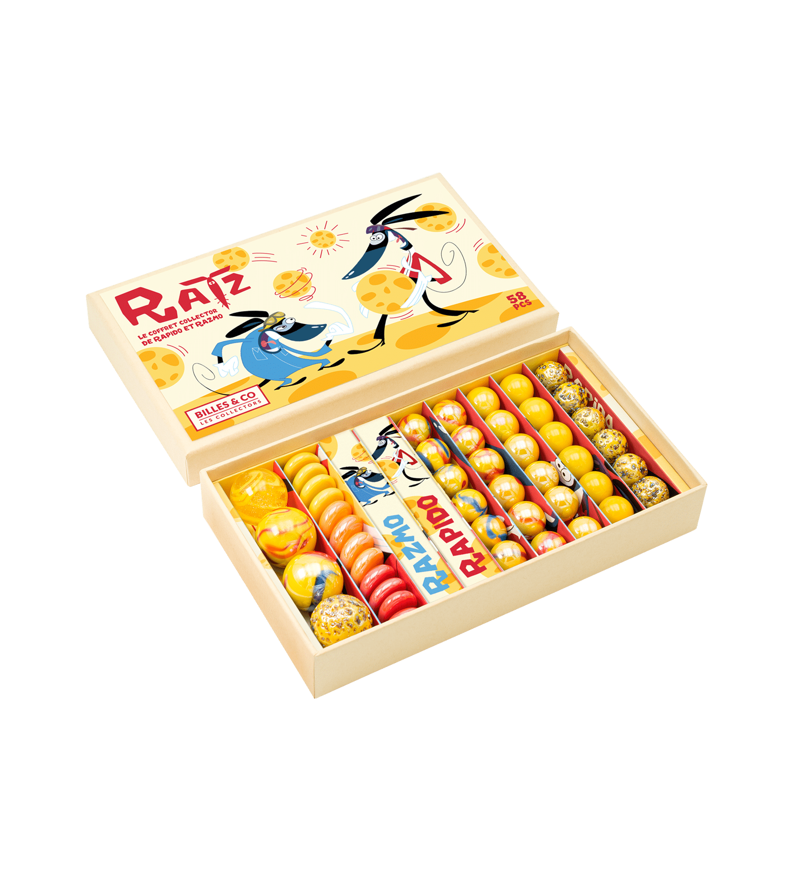 Grand coffret de billes Ratz - Billes and Co
