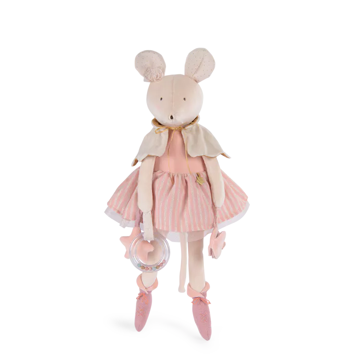 Grande peluche d'activités souris La petite école de danse - Moulin Roty