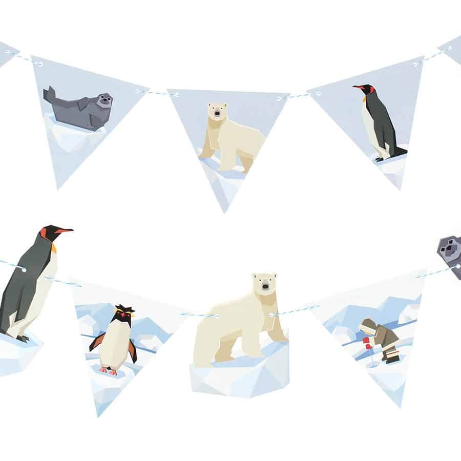 Guirlande Animaux polaires - Annikids
