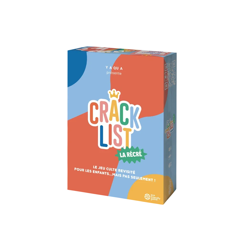Jeu de cartes Crack List La récré - Blackrock Games