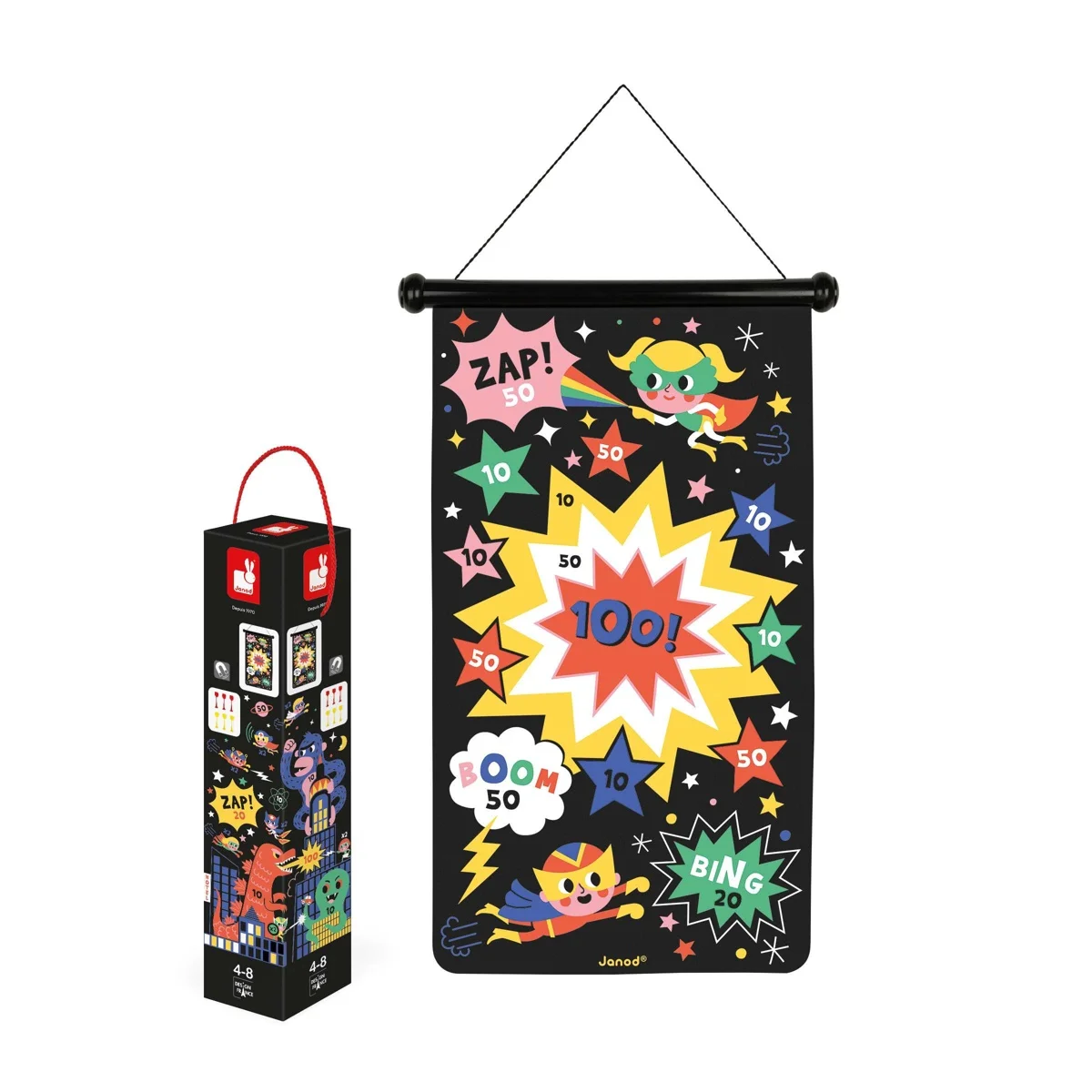 Jeu de Fléchettes Magnétique Super-Héros - Janod