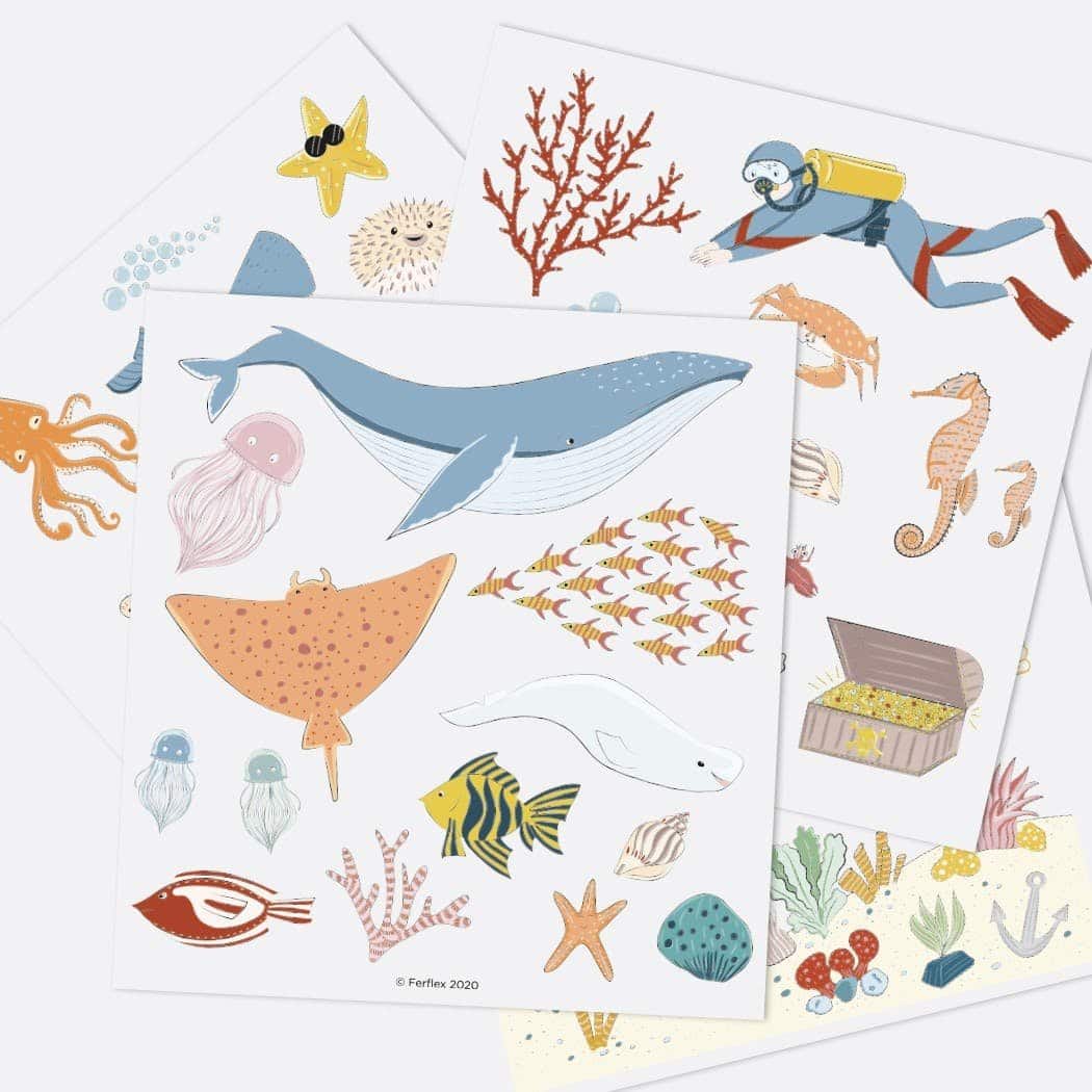 Jeu de magnets Sous l'océan - Ferflex