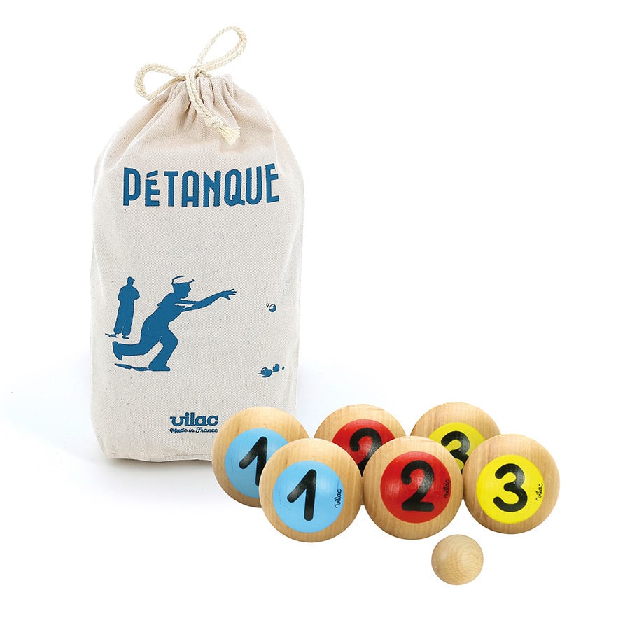 Jeu de pétanque en bois 1, 2, 3 - Vilac