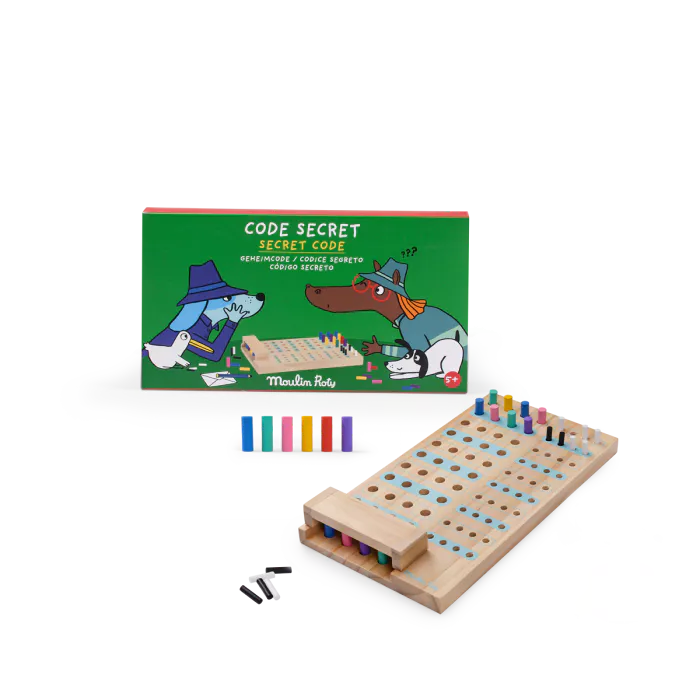 Jeu de société Code secret en bois Les Loufoques - Moulin Roty