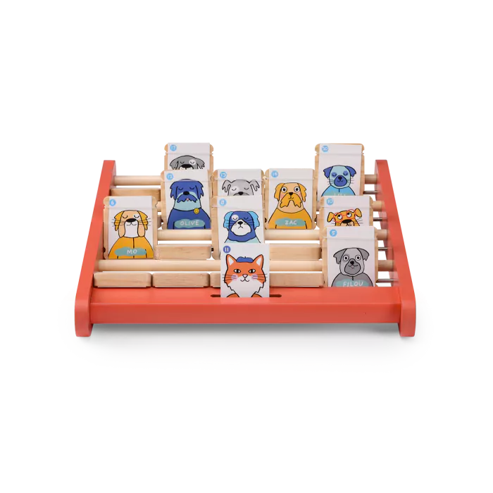 Jeu de société en bois Qui es-tu? Les Loufoques - Moulin Roty