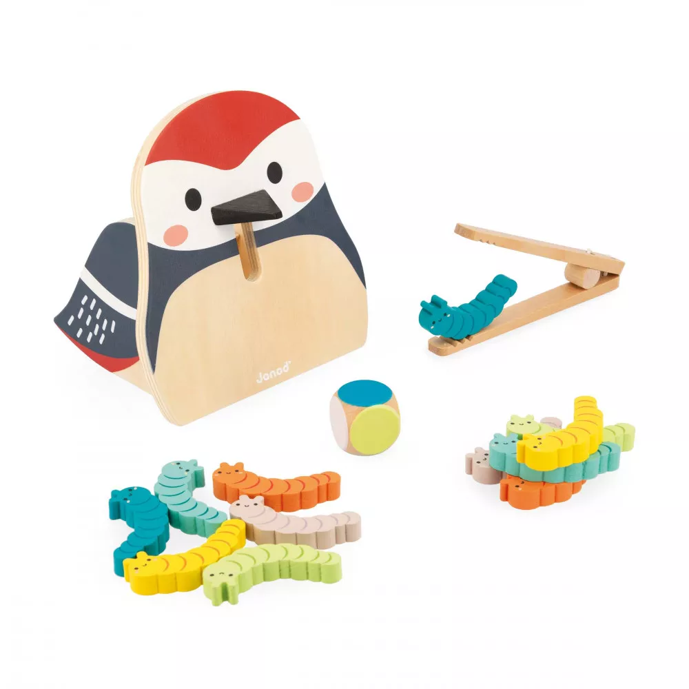 Jeu des couleurs Pic Pic et chenilles Partenariat WWF® - Janod