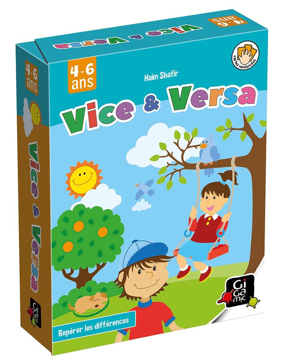 Jeu junior et famille Vice et Versa - Gigamic