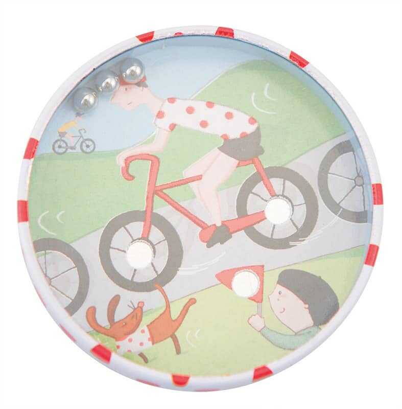 Jeu patience billes cycliste - Moulin Roty