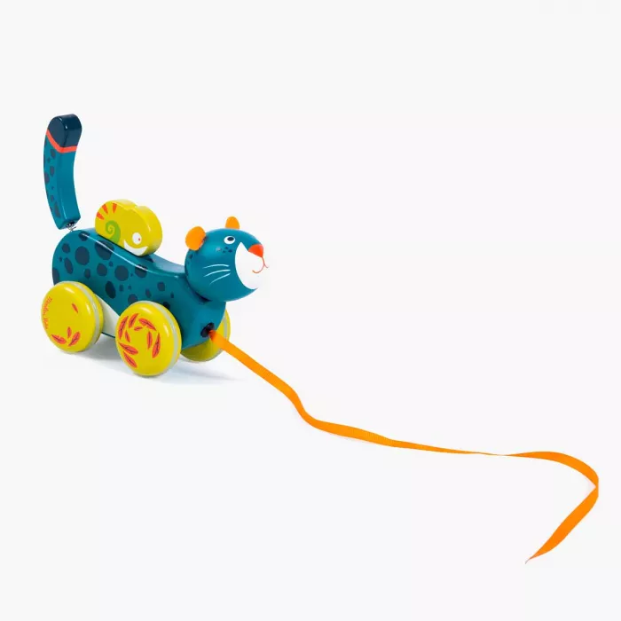 Jouet à tirer Panthère Dans la jungle - Moulin Roty