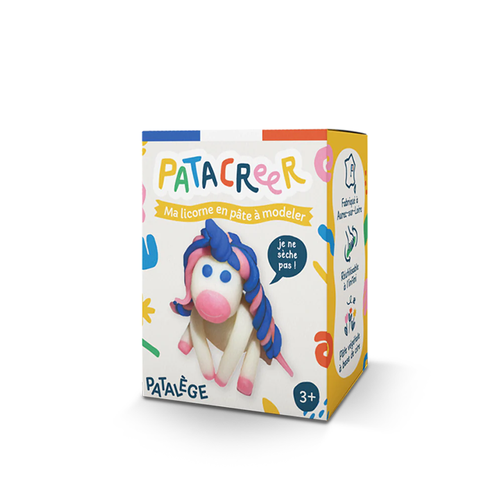 Kit à fabriquer Ma Licorne en Pâte à Modeler - Patacreer