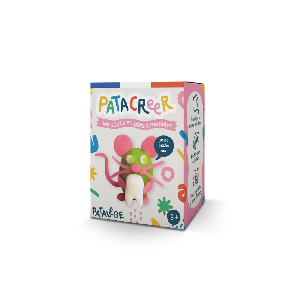 Kit à fabriquer Ma Petite Souris en Pâte à Modeler - Patacreer