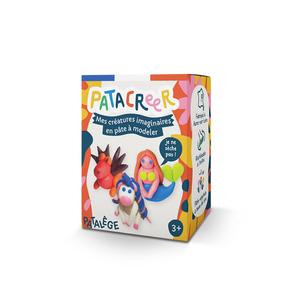 Kit à fabriquer Mes créatures imaginaires en Pâte à Modeler - Patacreer