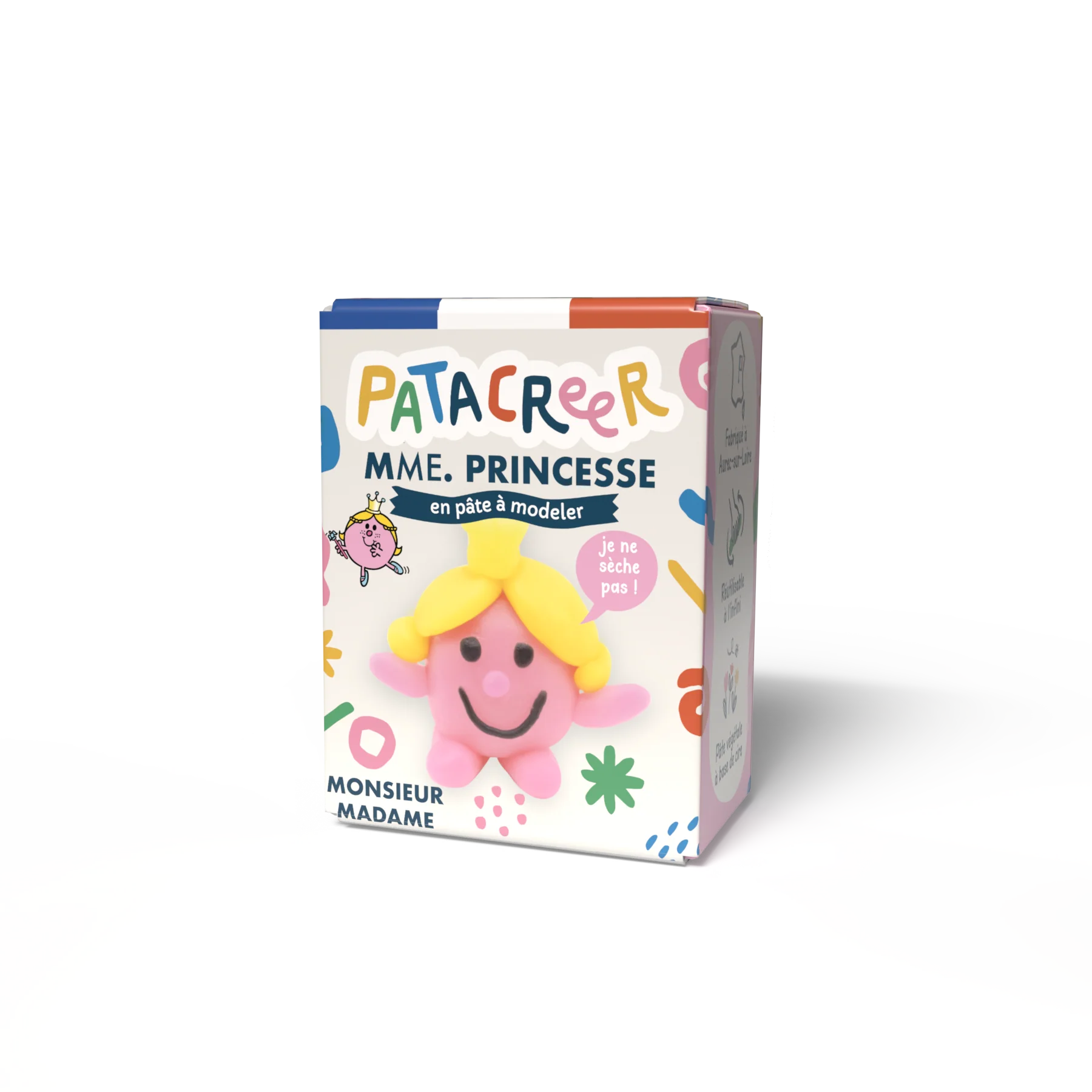 Kit à fabriquer Mme PRINCESSE en pâte à modeler - Patacreer