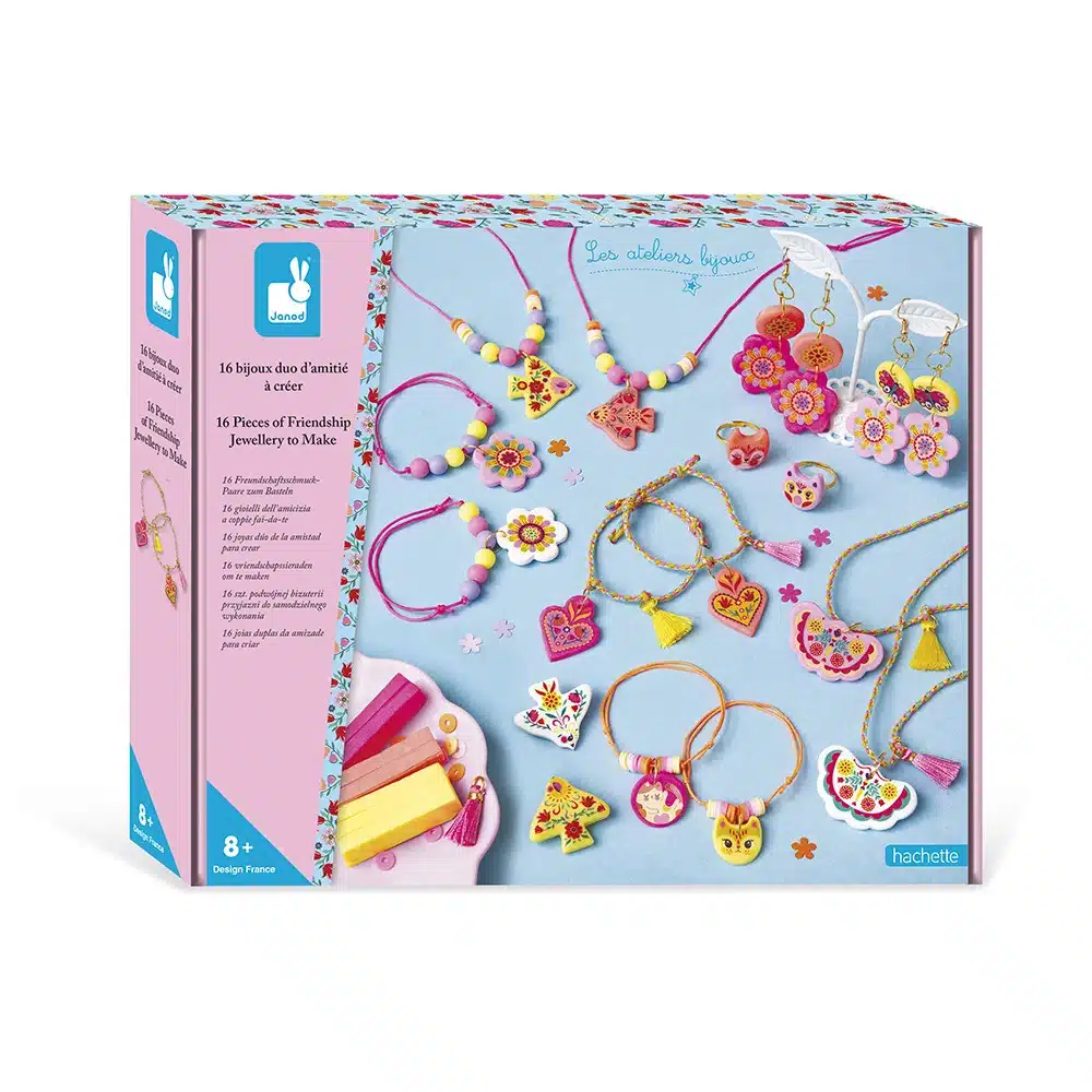Kit créatif 16 Bijoux duo d'amitié à créer - Janod