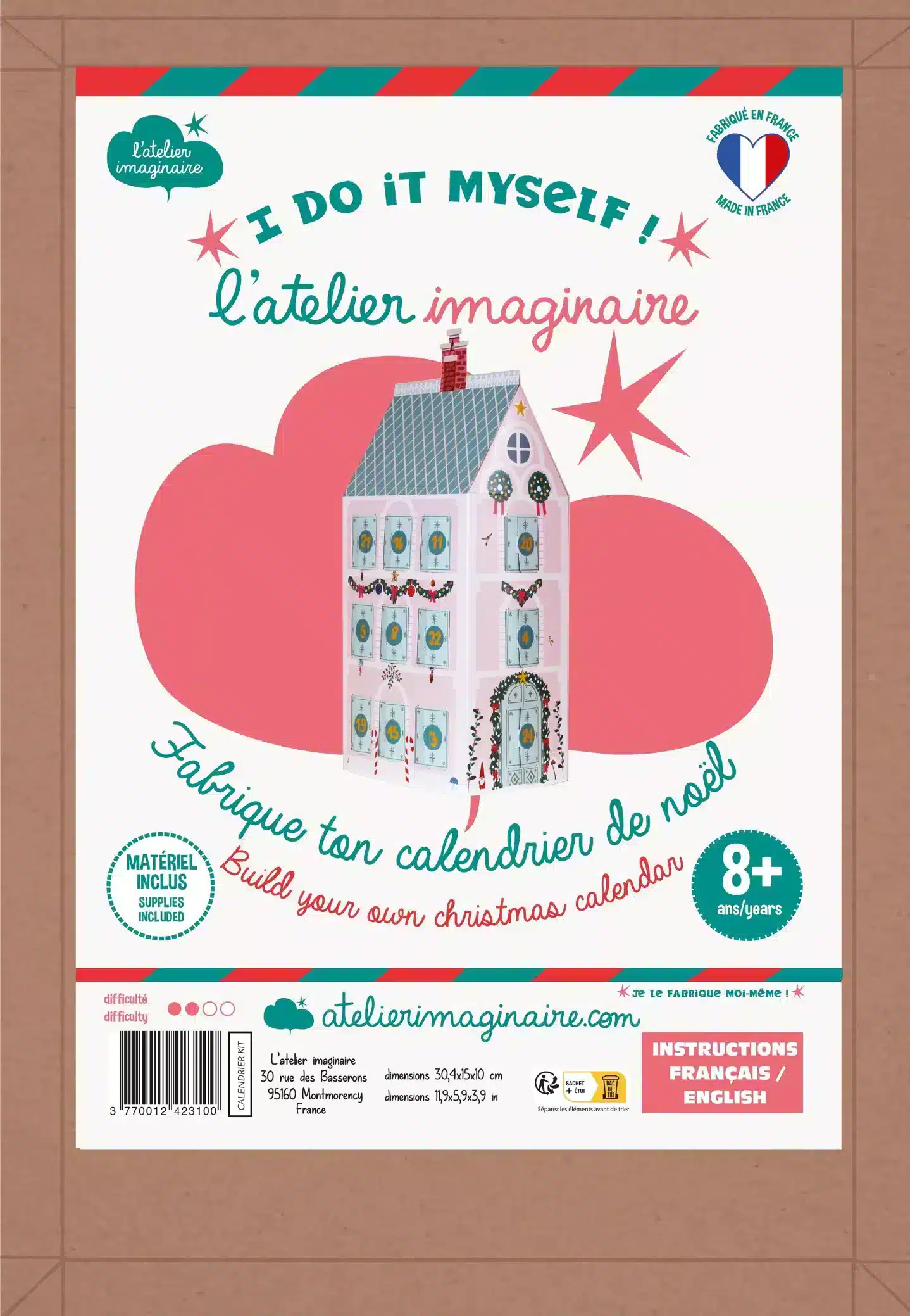 Kit créatif Calendrier de l'avent - L'atelier imaginaire