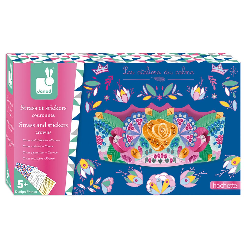 Kit créatif Strass et stickers Couronnes - Janod