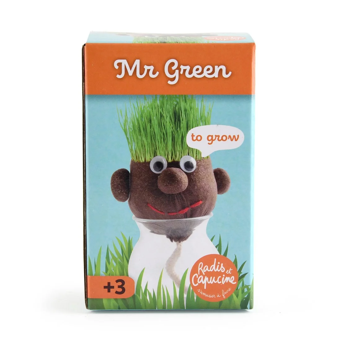 Kit créatif tête à pousser Mr Patate - Radis et Capucine