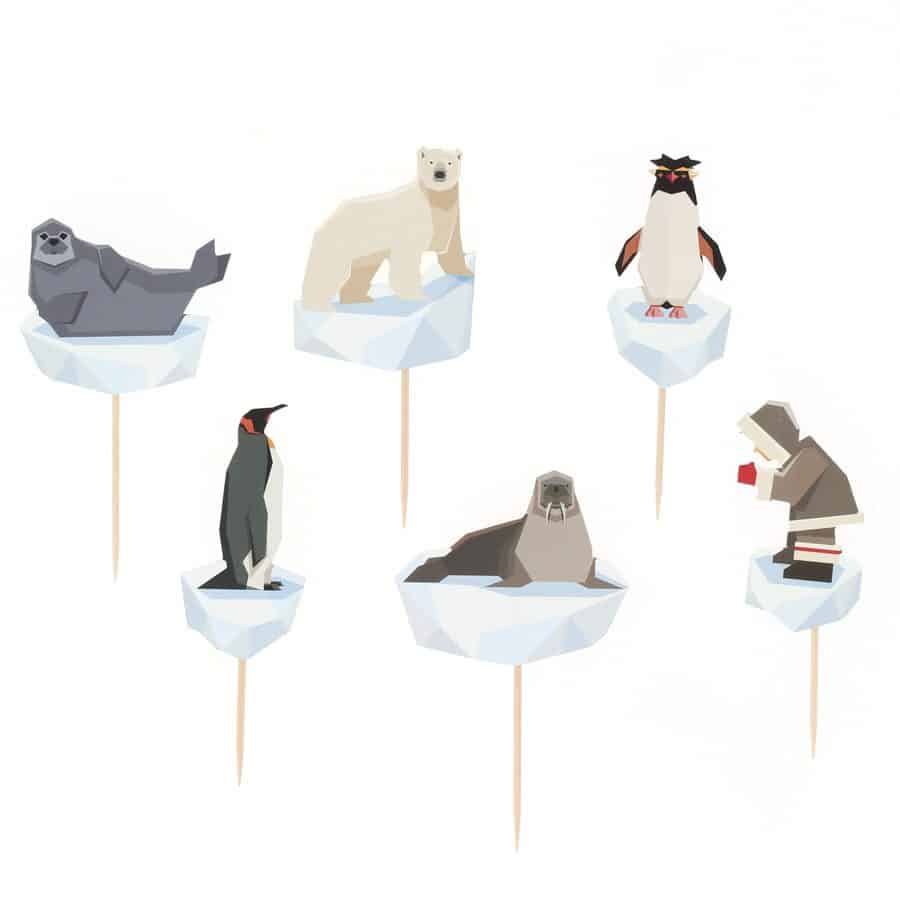 Kit Cupcakes Animaux polaires - Annikids