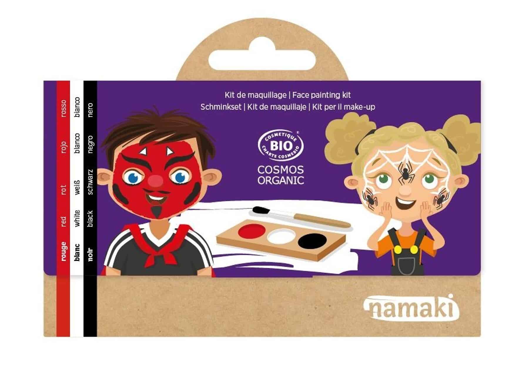 Kit de maquillage 3 couleurs Diable &amp; Araignée - Namaki