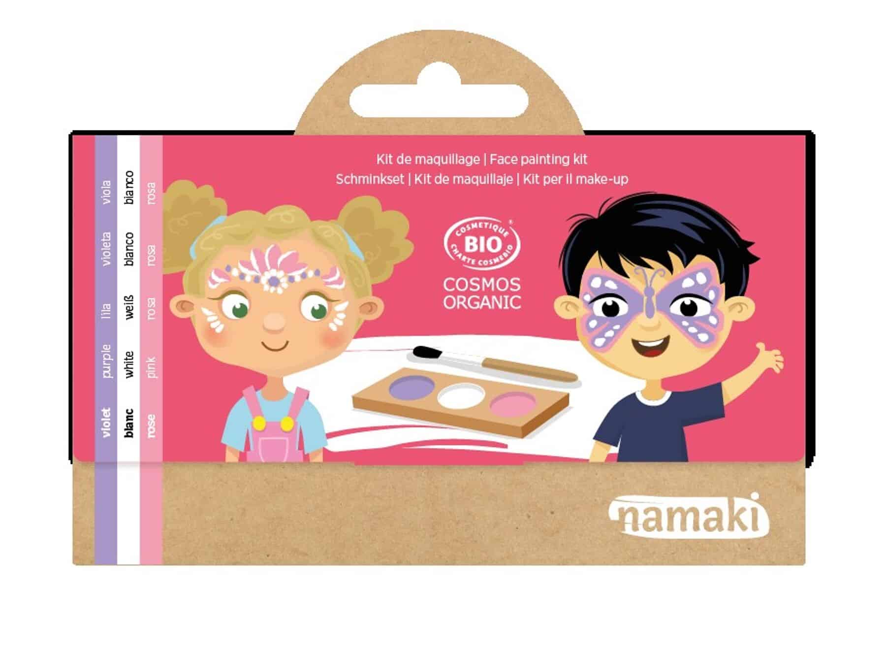 Kit de maquillage 3 couleurs Fée et Papillon - Namaki