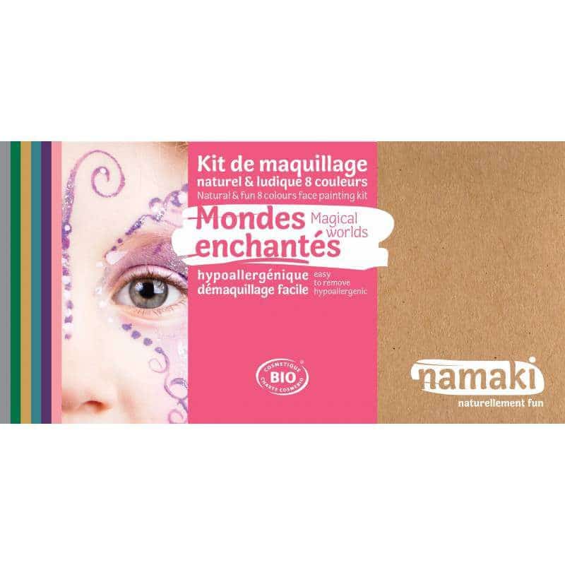 Kit de maquillage 8 couleurs Mondes enchantés - Namaki