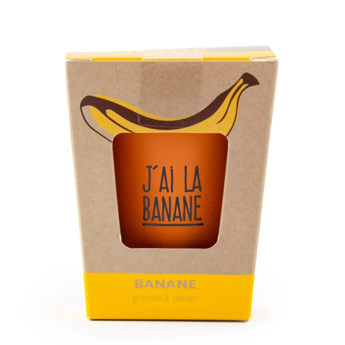 Kit de plantation Bananier à semer J'ai la banane - Radis et Capucine