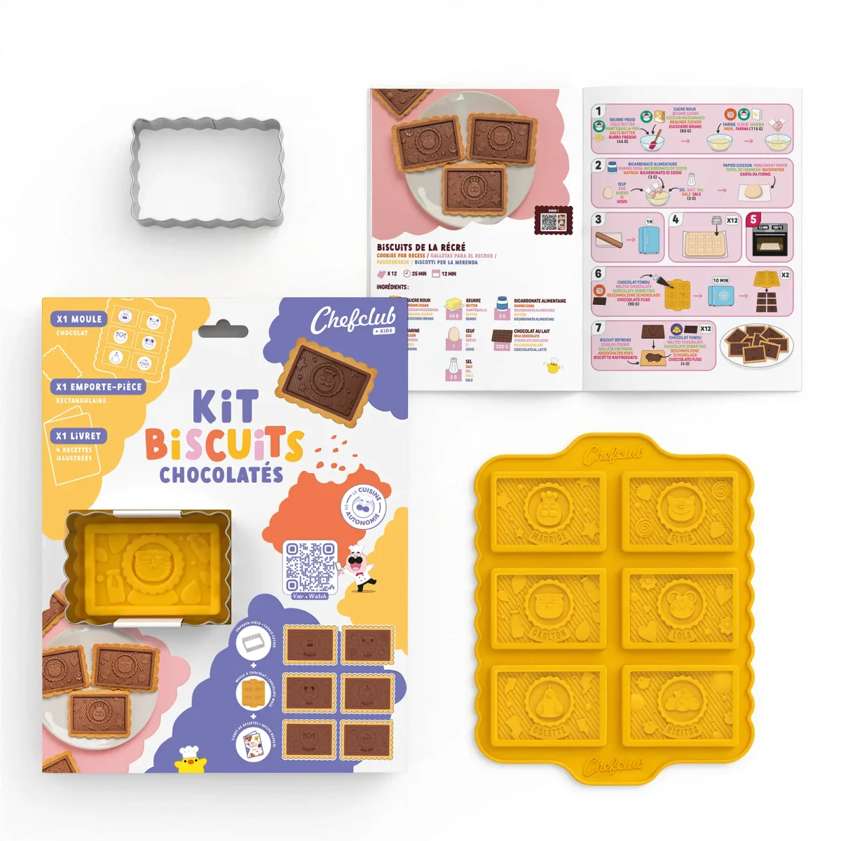 Kit enfant Biscuits chocolatés - Chefclub Kids