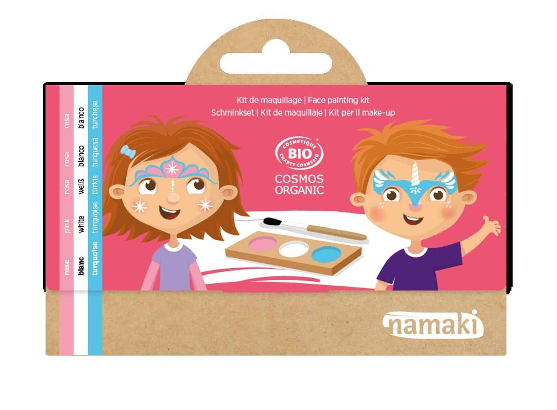 Kit maquillage 3 couleurs Princesse &amp; Licorne - Namaki