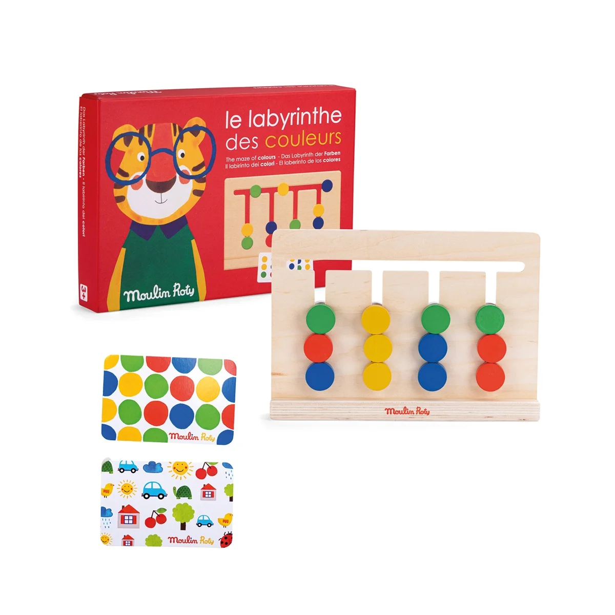 Labyrinthe des couleurs Les Popipop - Moulin Roty